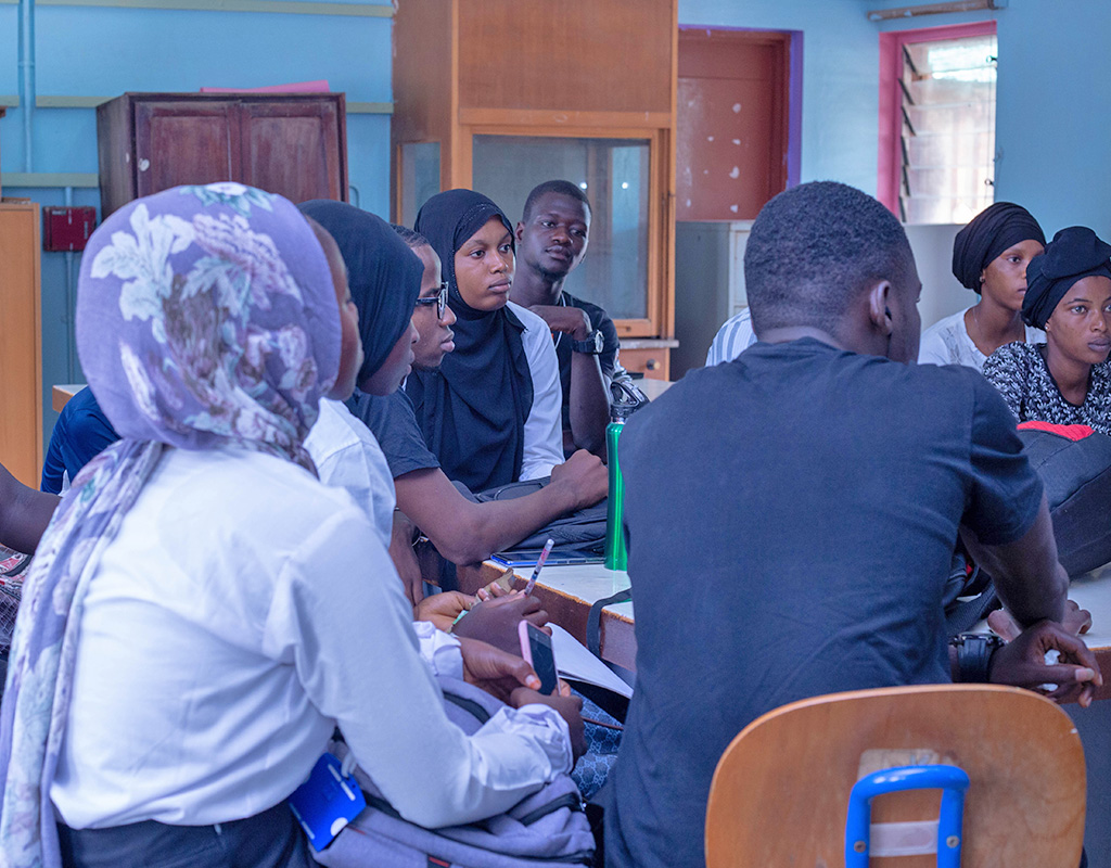 students in the Science Lab